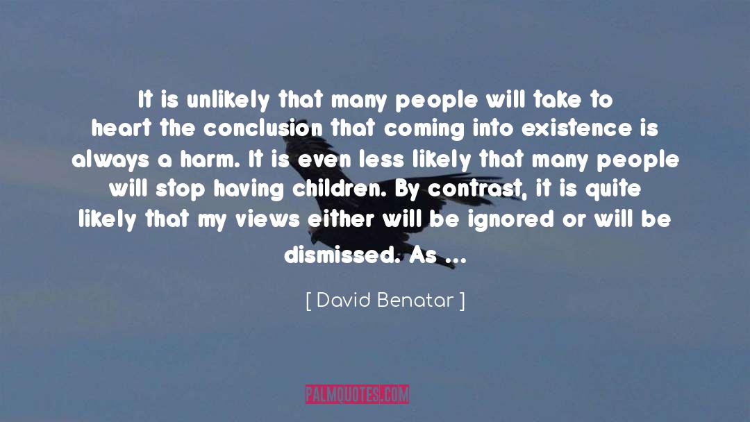 Philanthropic quotes by David Benatar