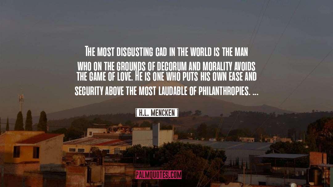 Philanthropy quotes by H.L. Mencken