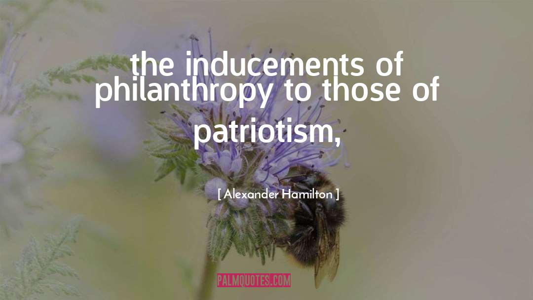 Philanthropy quotes by Alexander Hamilton