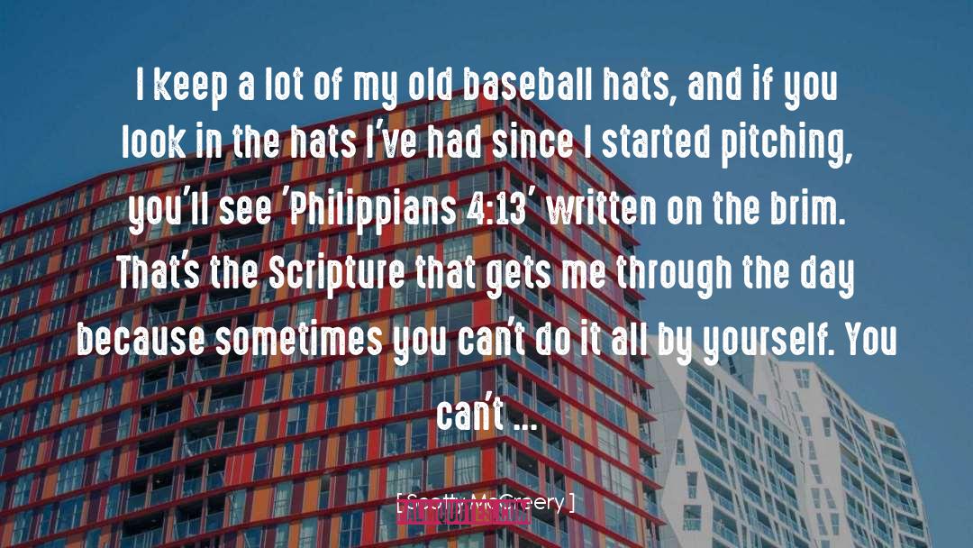 Philippians 4 13 quotes by Scotty McCreery