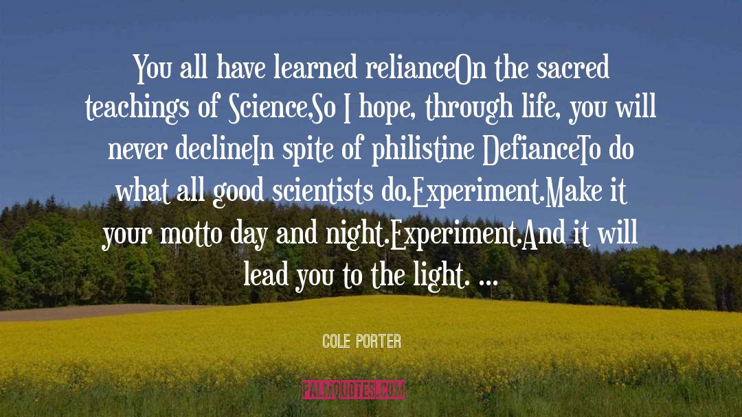 Philistine quotes by Cole Porter