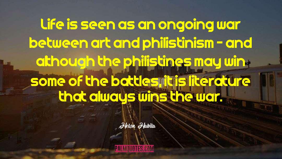 Philistinism quotes by Helon Habila
