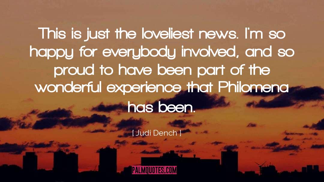 Philomena quotes by Judi Dench