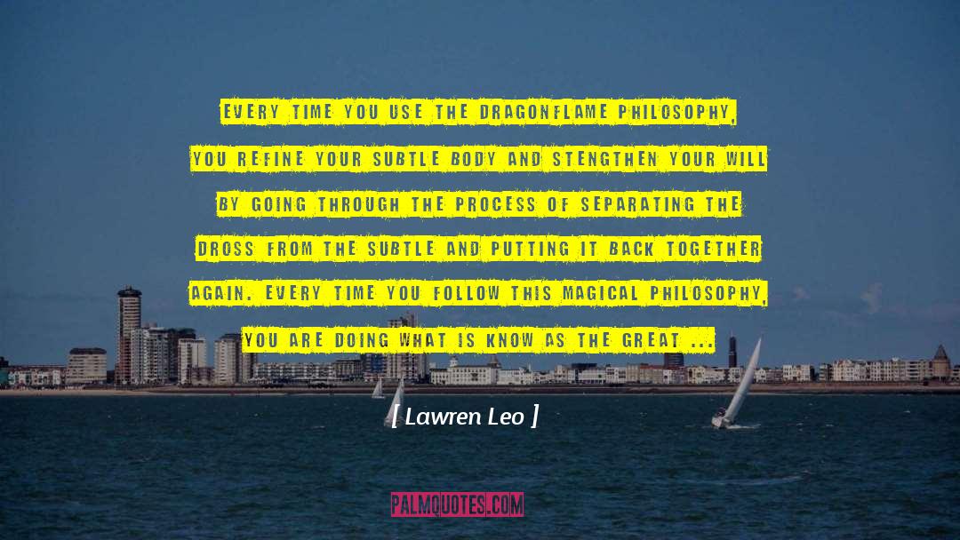 Philosophers Stone quotes by Lawren Leo