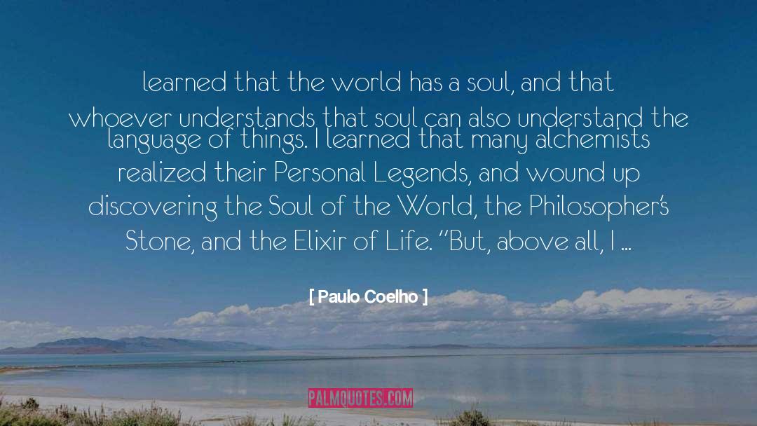 Philosophers Stone quotes by Paulo Coelho