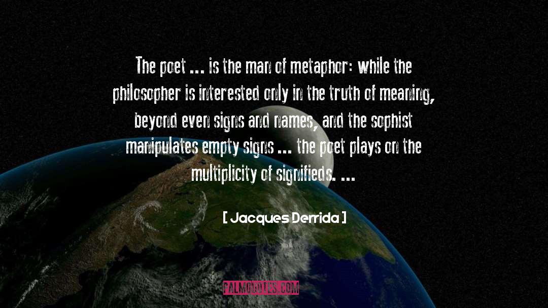 Philosophical Poetry quotes by Jacques Derrida