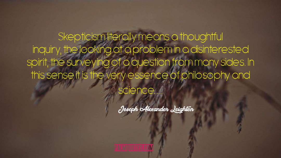 Philosophy And Science quotes by Joseph Alexander Leighton