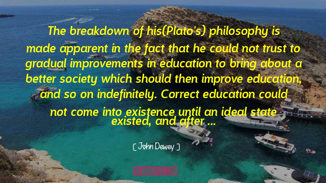 Philosophy In Desert quotes by John Dewey