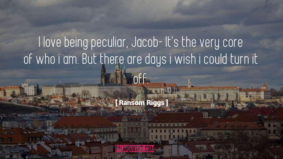 Philosophy Of Days quotes by Ransom Riggs