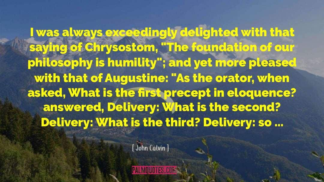 Philosophy Of Difference quotes by John Calvin