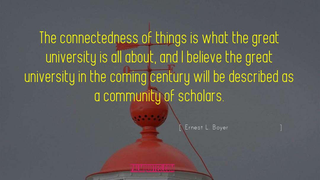 Philosophy Of Education quotes by Ernest L. Boyer