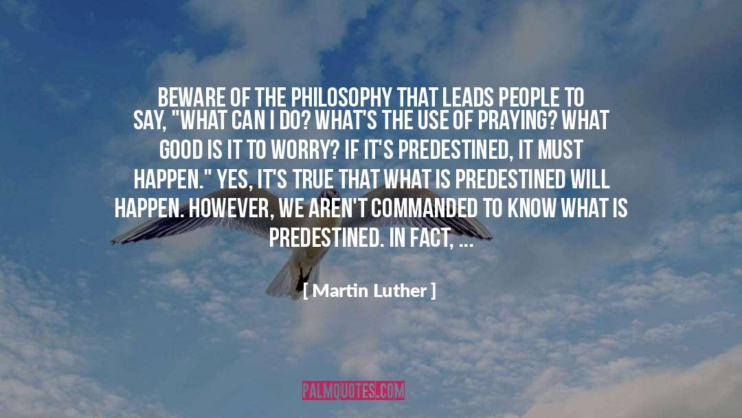 Philosophy Of Fragmentism quotes by Martin Luther