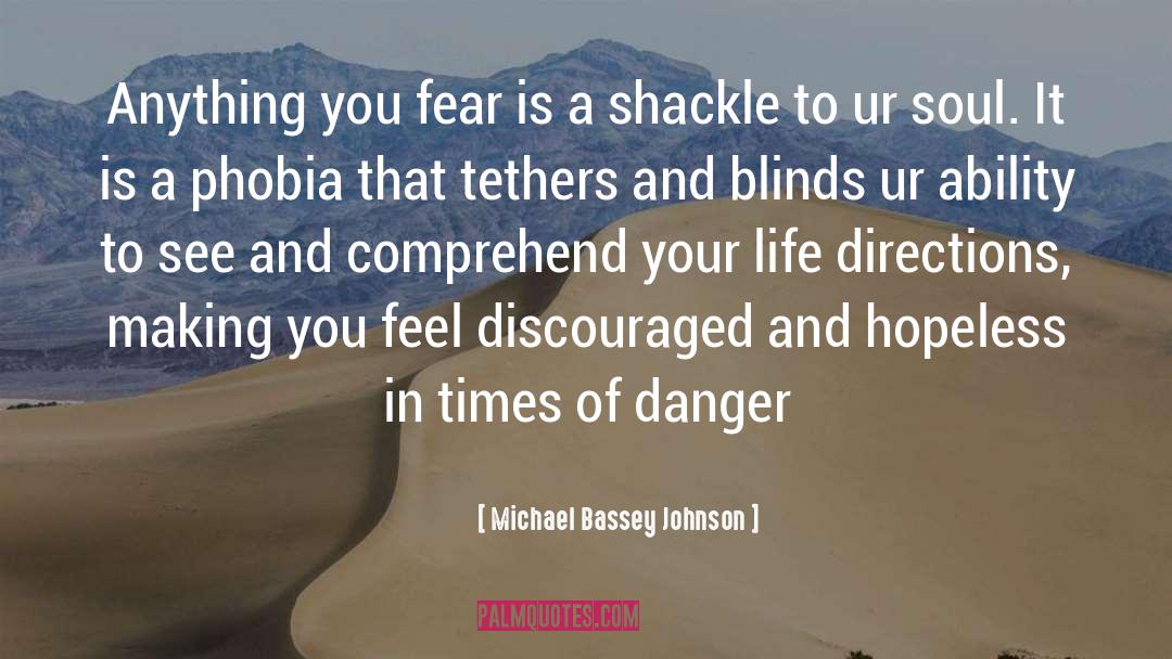 Phobia quotes by Michael Bassey Johnson