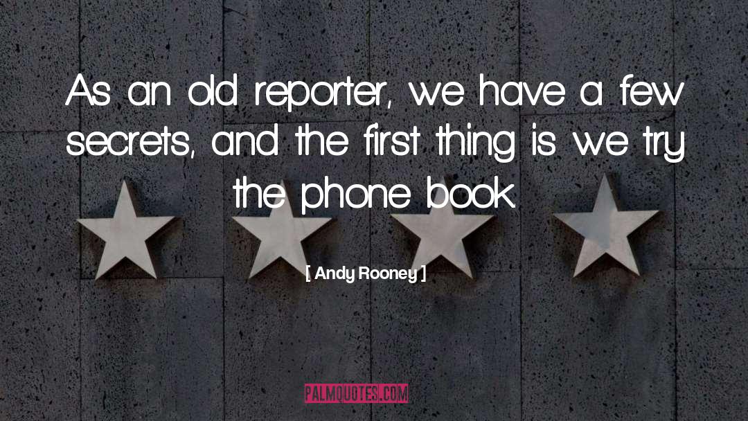 Phone Book quotes by Andy Rooney