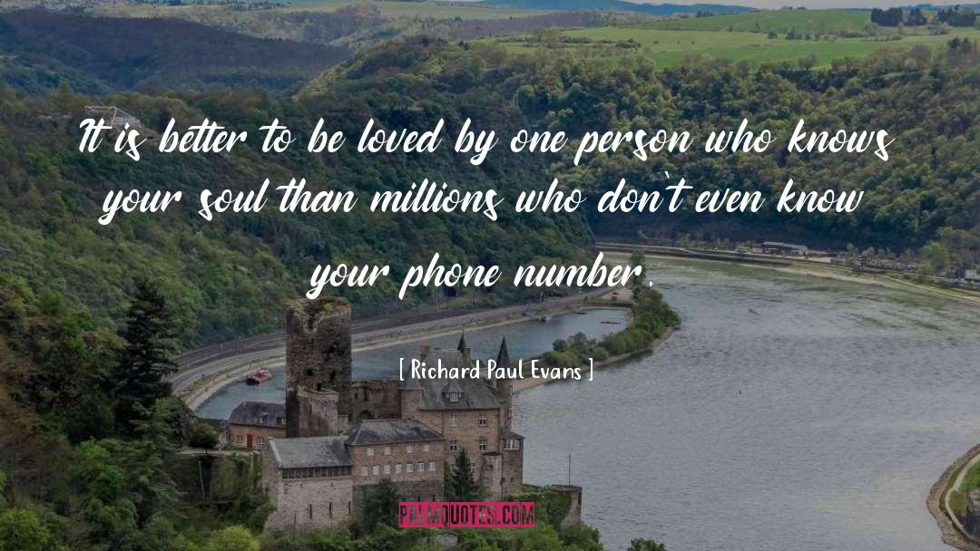 Phone Number quotes by Richard Paul Evans