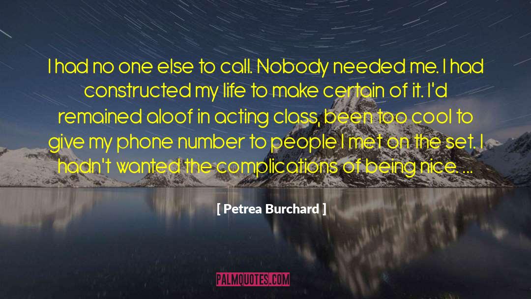 Phone Number quotes by Petrea Burchard