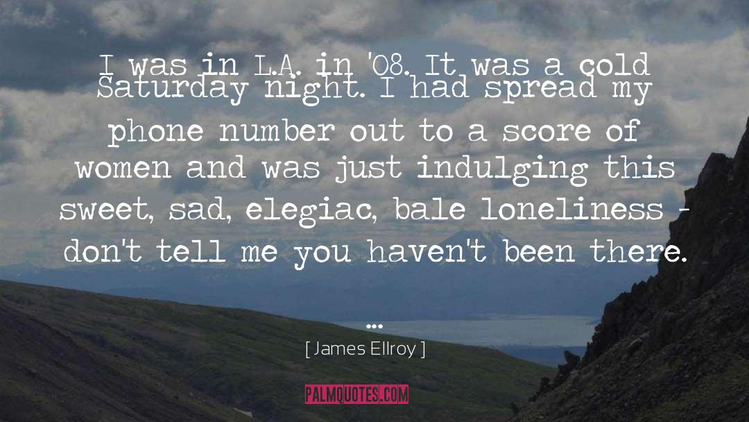 Phone Number quotes by James Ellroy