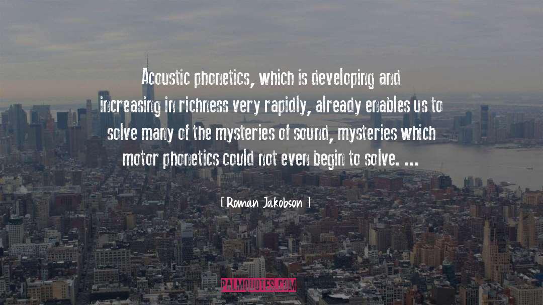 Phonetics quotes by Roman Jakobson