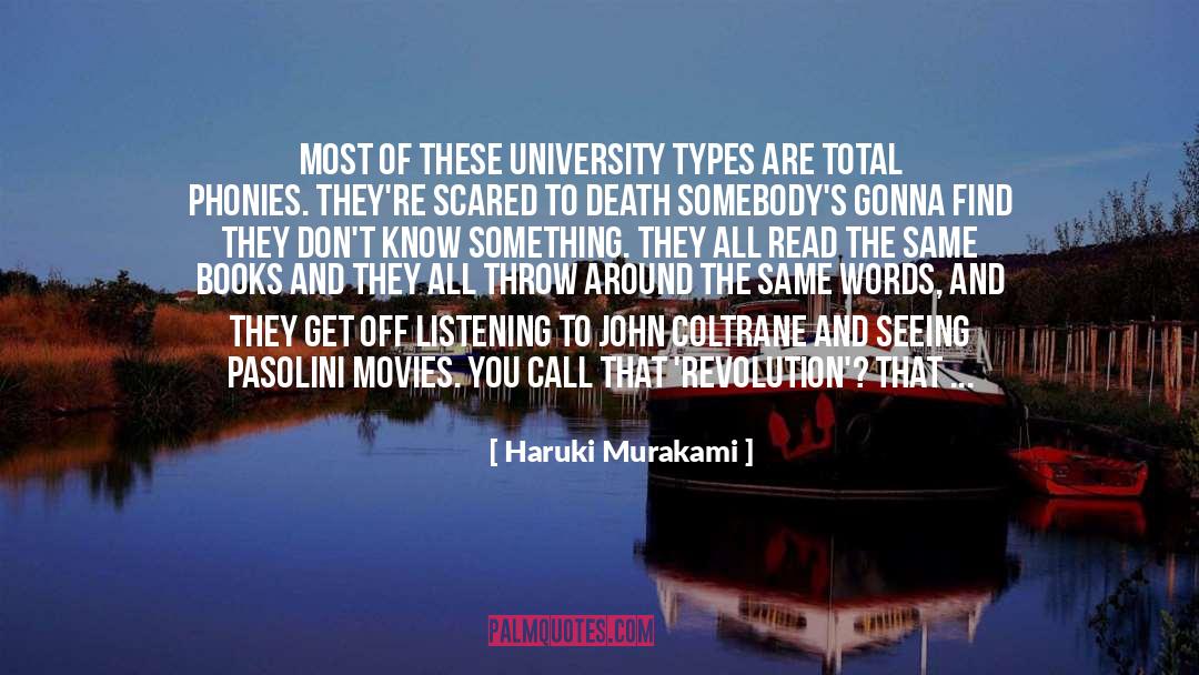 Phonies quotes by Haruki Murakami