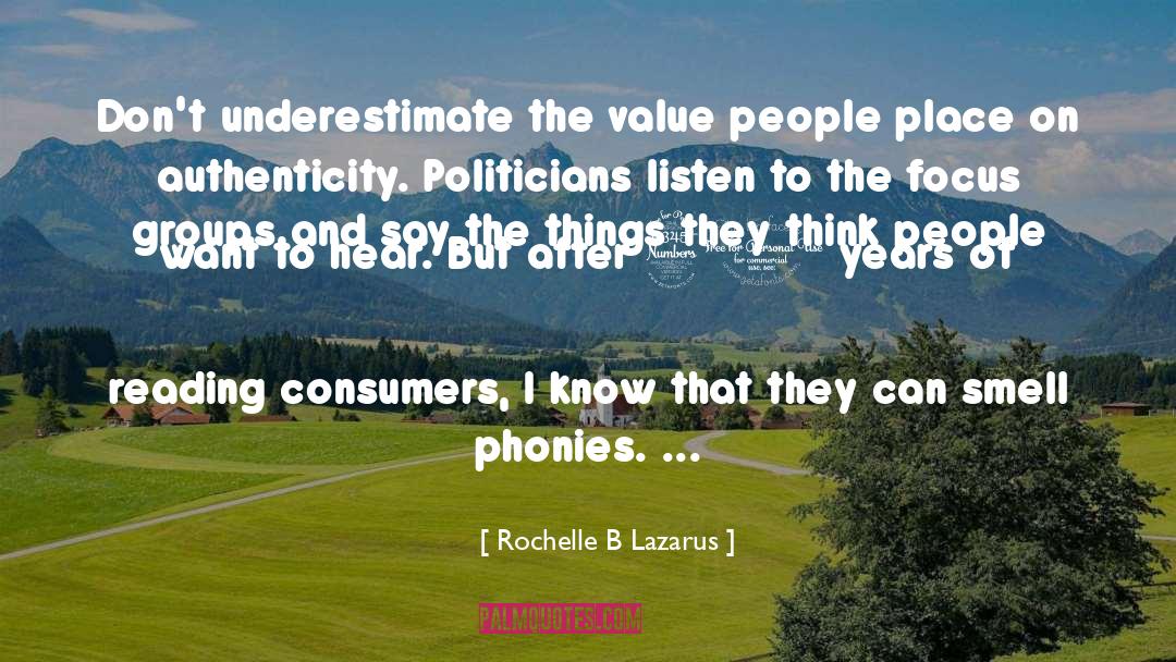Phony quotes by Rochelle B Lazarus