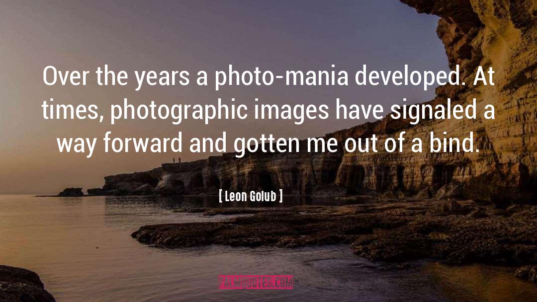 Photo Shoots quotes by Leon Golub