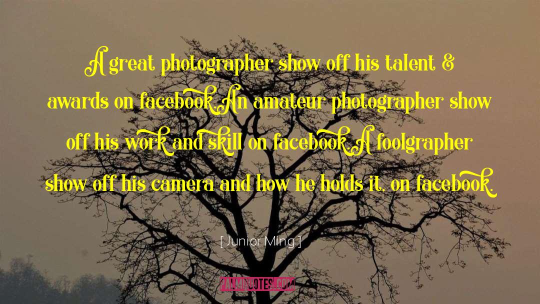 Photographer Bio quotes by Junior Ming