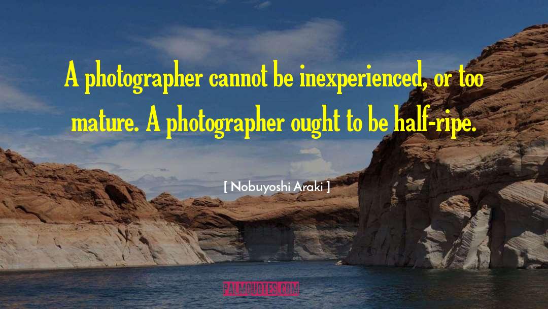 Photographer Bio quotes by Nobuyoshi Araki