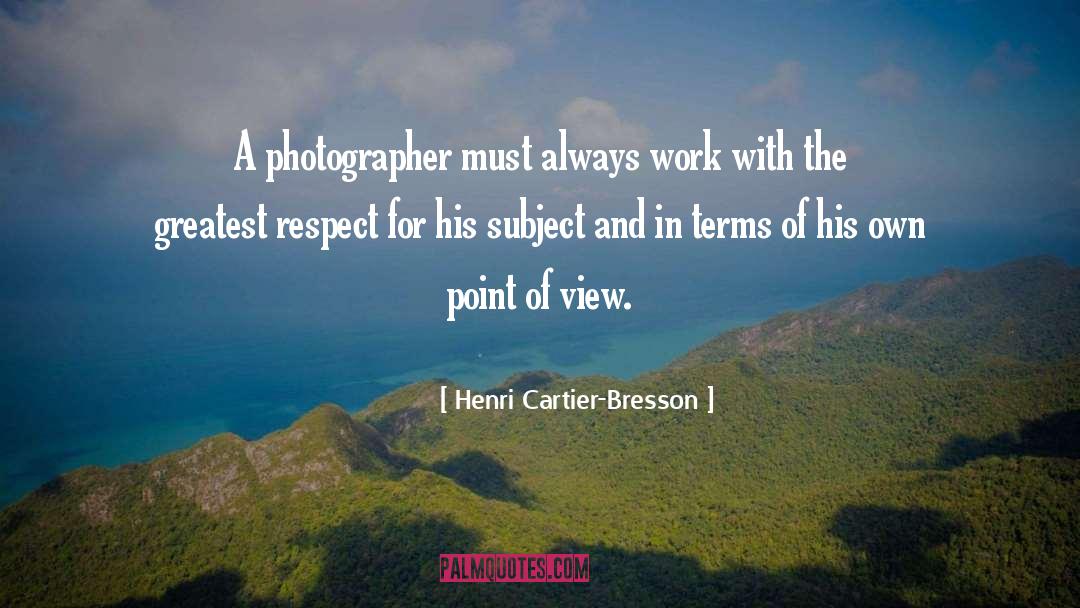 Photographer quotes by Henri Cartier-Bresson