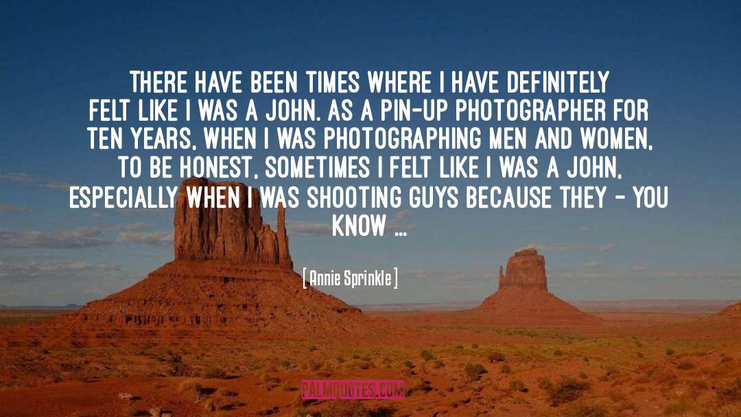 Photographing quotes by Annie Sprinkle