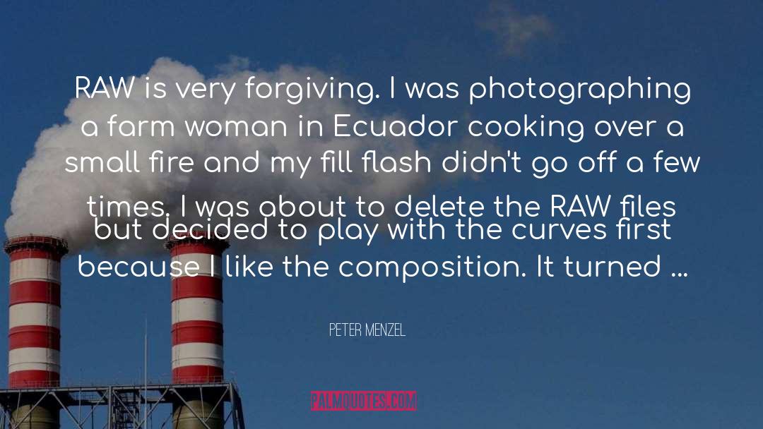 Photographing quotes by Peter Menzel
