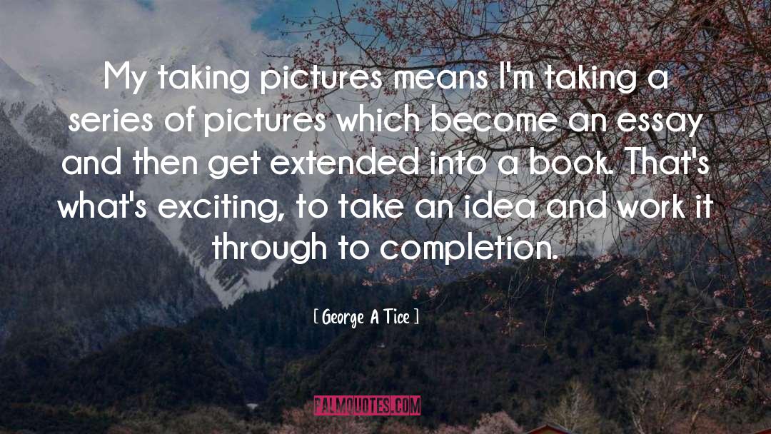 Photography Book quotes by George A Tice