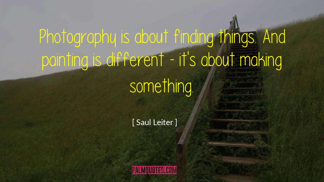 Photography Studio quotes by Saul Leiter