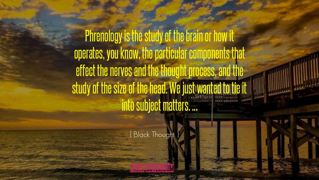 Phrenology quotes by Black Thought