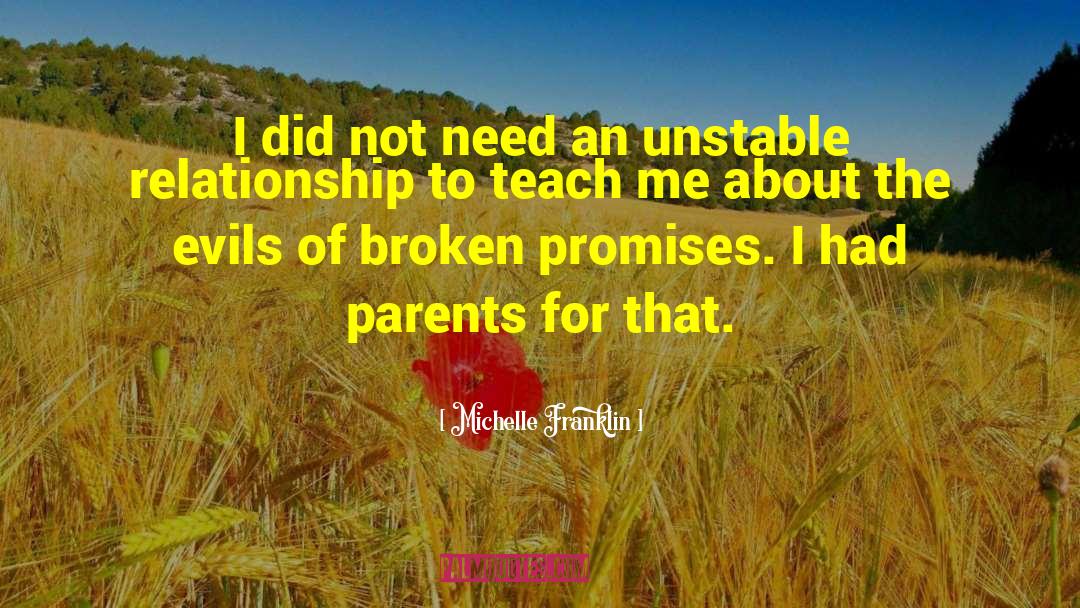 Phsyical Abuse quotes by Michelle Franklin