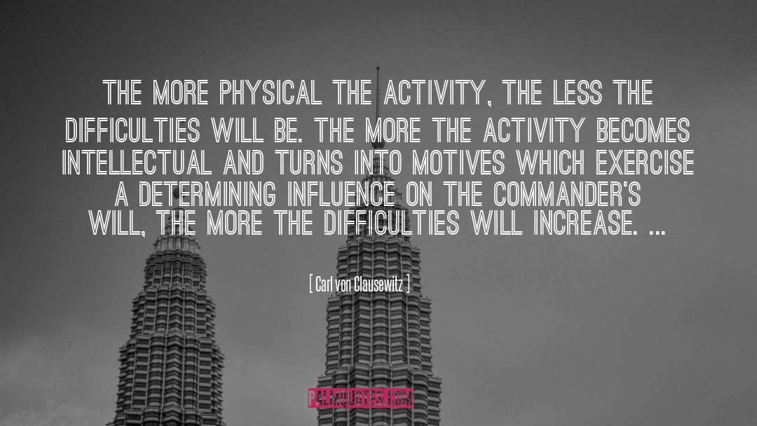 Physical Activity Important quotes by Carl Von Clausewitz