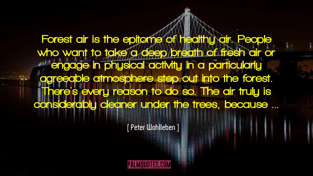 Physical Activity quotes by Peter Wohlleben