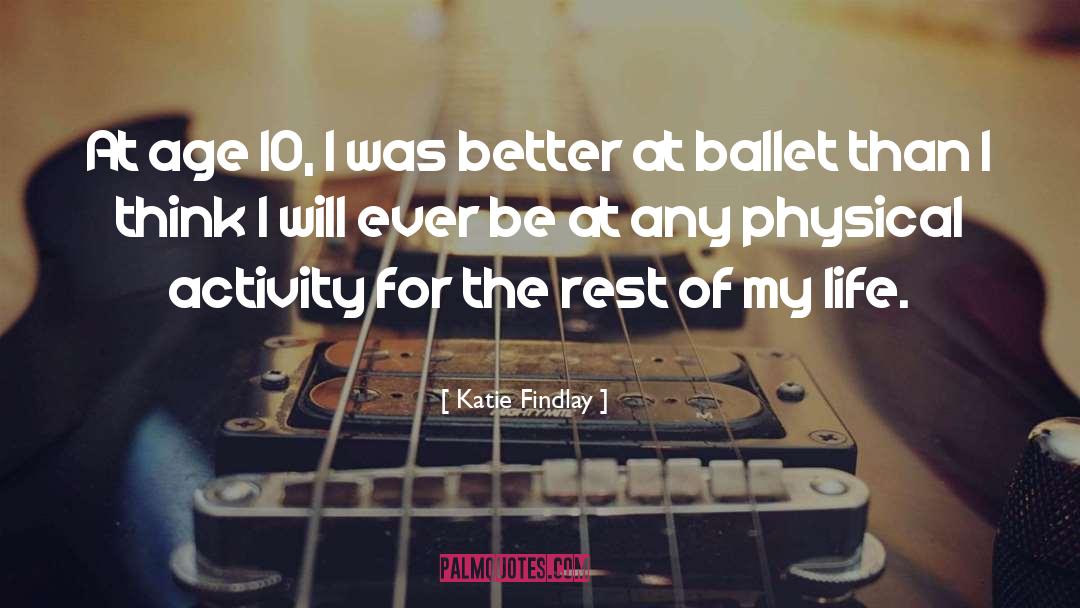Physical Activity quotes by Katie Findlay
