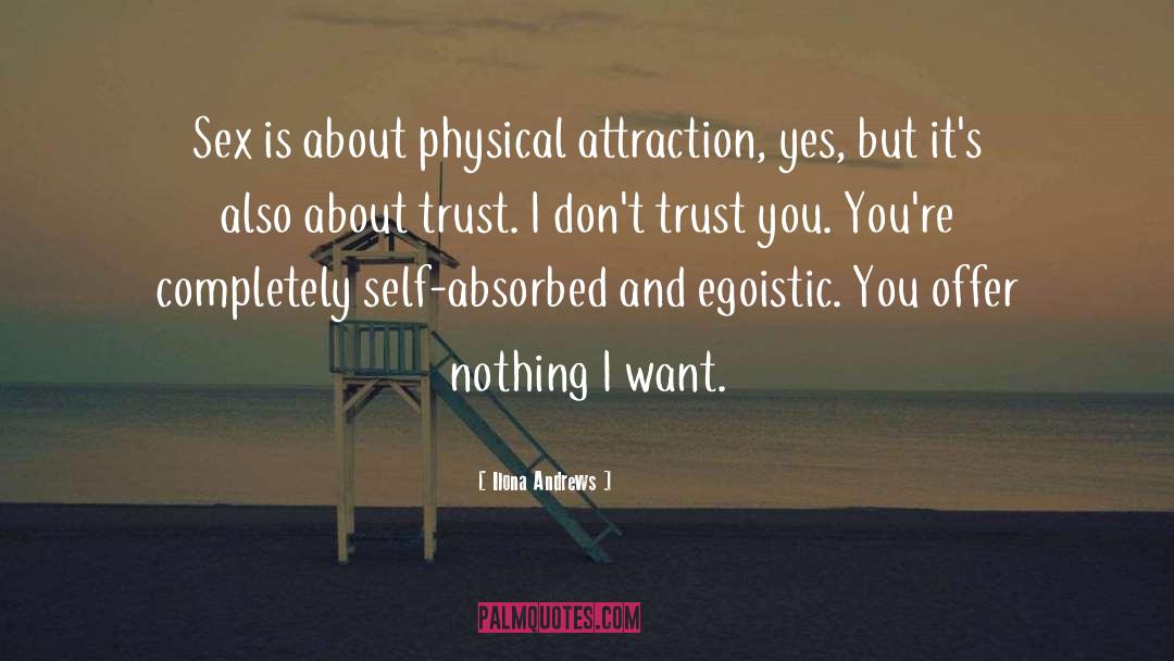 Physical Attraction quotes by Ilona Andrews