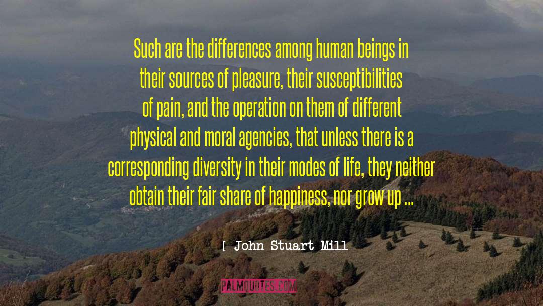 Physical Comedy quotes by John Stuart Mill