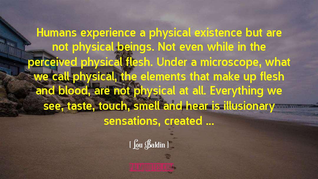 Physical Existence quotes by Lou Baldin