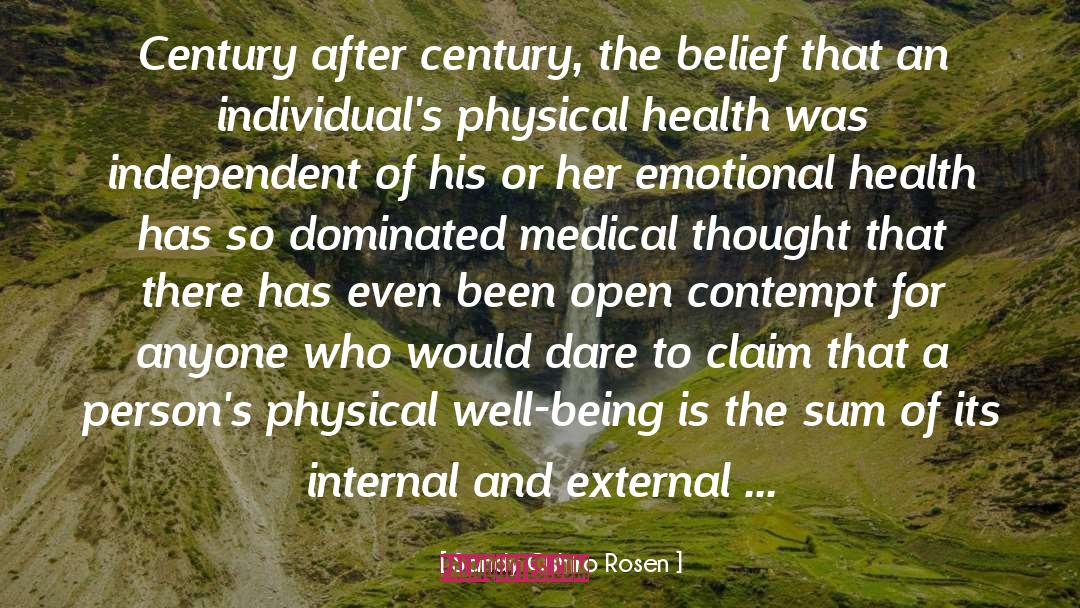 Physical Health quotes by Sandy Oshiro Rosen