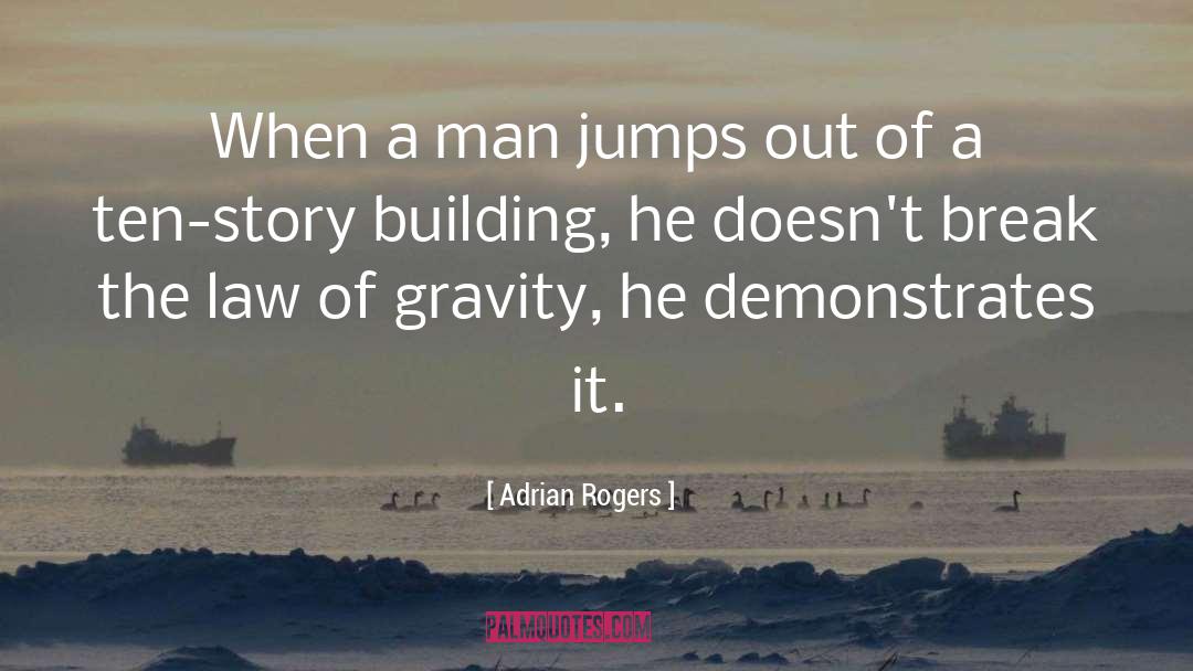 Physical Law quotes by Adrian Rogers