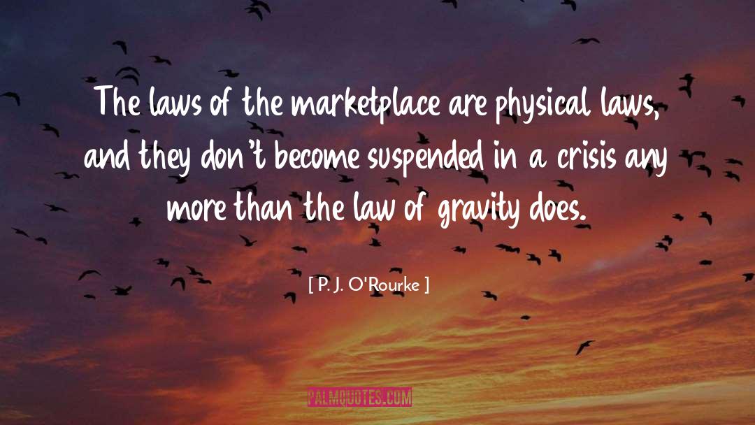 Physical Laws quotes by P. J. O'Rourke