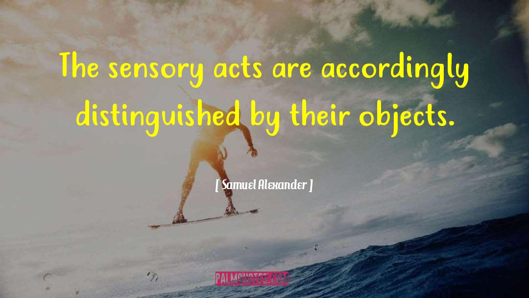 Physical Objects quotes by Samuel Alexander