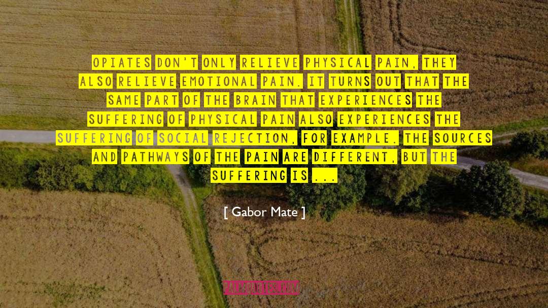 Physical Pain quotes by Gabor Mate