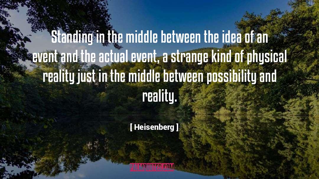 Physical Reality quotes by Heisenberg