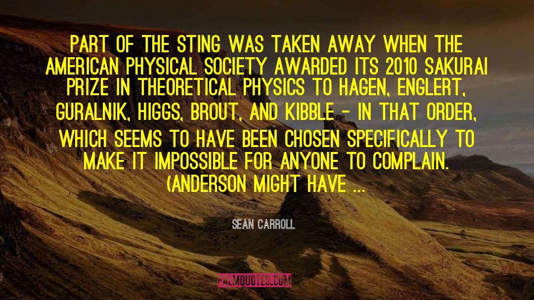 Physical Theory quotes by Sean Carroll