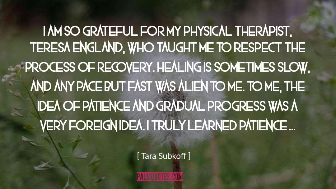 Physical Therapist quotes by Tara Subkoff