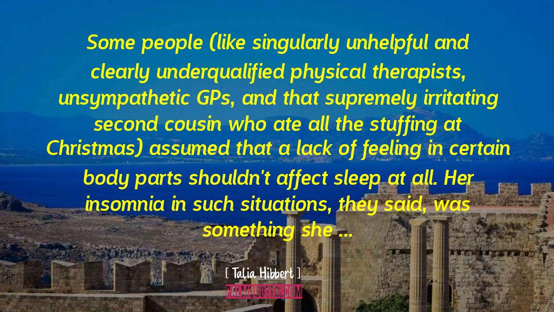 Physical Therapists Alaska quotes by Talia Hibbert