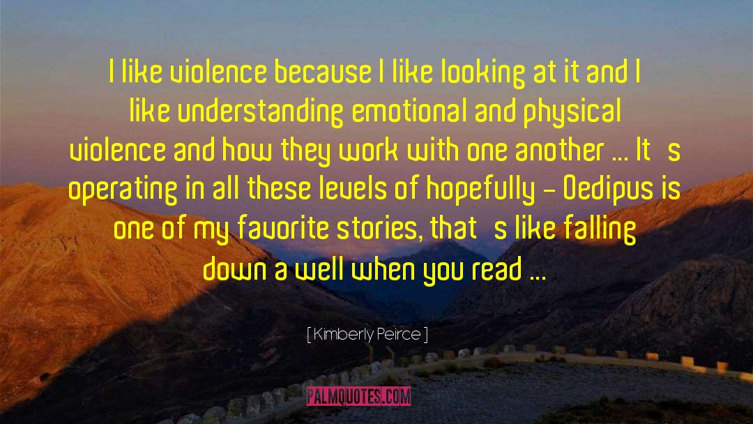 Physical Violence quotes by Kimberly Peirce